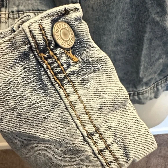 Free People Light Blue Jean Jacket - Picture 5 of 7